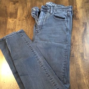 AE Super High Rise Black Jegging